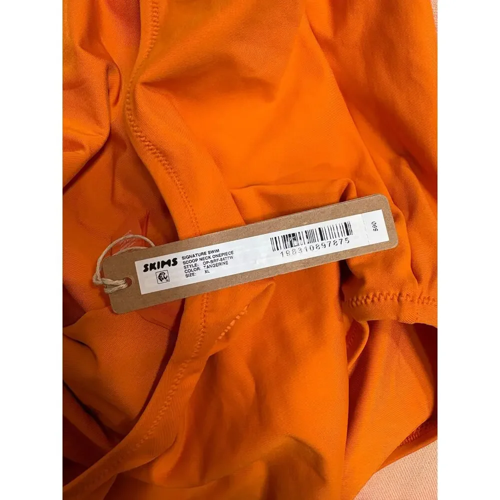 XL SKIMS SIGNATURE SWIM SCOOP NECK ONEPIECE NWT